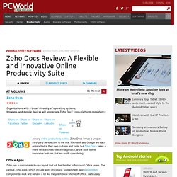 Zoho Docs Review: A Flexible and Innovative Online Productivity Suite