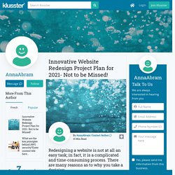 Innovative Website Redesign Project Plan for 2021- Not to be Missed!