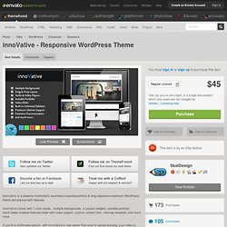 innoVative - Responsive WordPress Theme