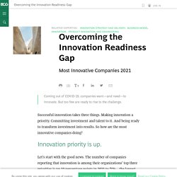 Most Innovative Companies 2021 - Understanding Innovation