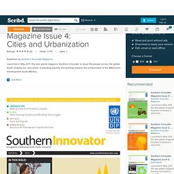 Southern Innovator Magazine Issue 4: Cities and Urbanization