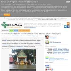 Thaïlande : Cartes des inondations et outils de suivi de la catastrophe