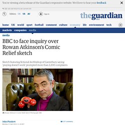 BBC to face inquiry over Rowan Atkinson's Comic Relief sketch