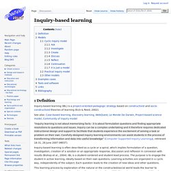Inquiry-based learning