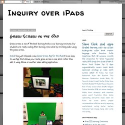 Green Screen on the iPad