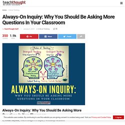 Always-On Inquiry: Why You Should Be Asking More Questions In Your Classroom