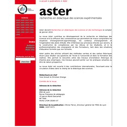 Aster - Archives
