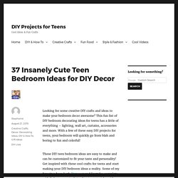 37 Insanely Cute Teen Bedroom Ideas for DIY Decor