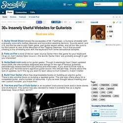 30+ Insanely Useful Websites for Guitarists