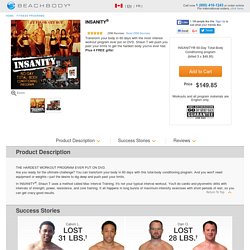 INSANITY Workout - Extreme Home Workout DVD - INSANITY Workout Reviews - Beachbody.com