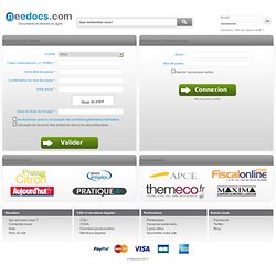Consultez, partagez, achetez et vendez vos documents et ebooks - Needocs