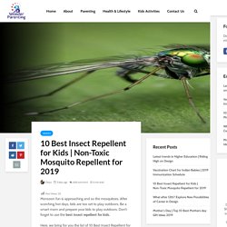 Non-Toxic Mosquito Repellent for 2019