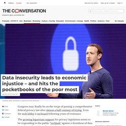 Data insecurity leads to economic injustice – and hits the pocketbooks of the poor most