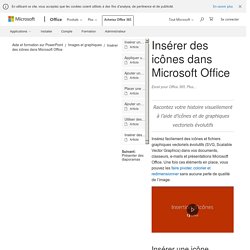 Insérer des icônes dans Microsoft Office