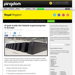 Royal Pingdom » A look inside the fastest supercomputer in Europe