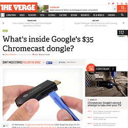 What's inside Google's $35 Chromecast dongle?