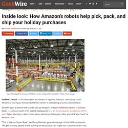 Inside look: How Amazon’s robots help pick, pack, and ship your holiday purchases