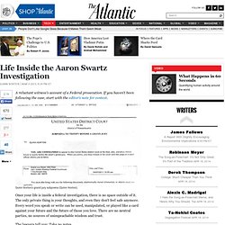 Life Inside the Aaron Swartz Investigation - Quinn Norton