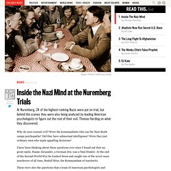 Inside the Nazi Mind at the Nuremberg Trials