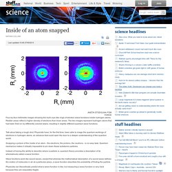 Atom Inside Photographed - science