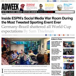 What It's Like Inside The ESPN Social Media War Room During Brazil-Germany