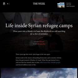 Life inside Syrian refugee camps