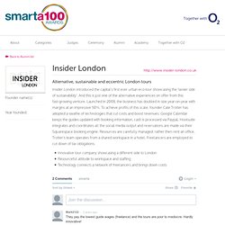Insider London - Smarta 100 Winner 2011