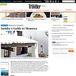 Insider's Guide to Menorca
