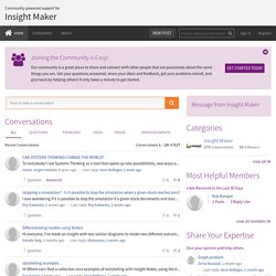 Insight Maker User Forum