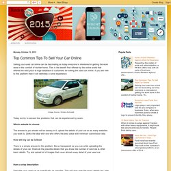 Insight Trends: Top Common Tips To Sell Your Car Online