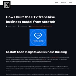 Kashiff Khan Insights on Business Building
