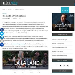 Insights at the Oscars - Celtx Blog
