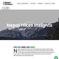 Trekking Nepal - Heaven Himalaya
