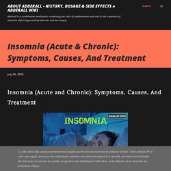 Insomnia (Acute & Chronic): Symptoms, Causes, And Treatment
