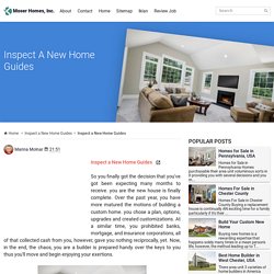 Inspect a New Home Guides
