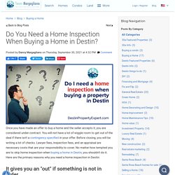 Home Inspection or Not?