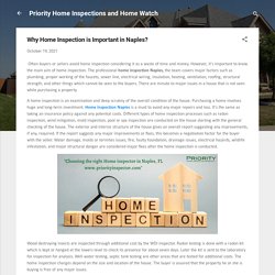 Why Home Inspection is Important in Naples?