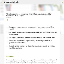 Visual Inspection of Sequential Data: A Research Instrument for Qualitative Data Analysis