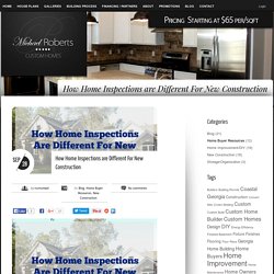 New Home Construction Home Inspections