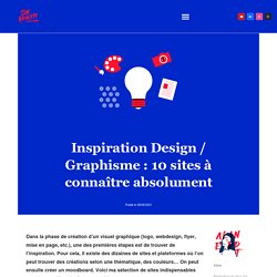 Inspiration Design / Graphisme : 10 sites à connaître absolument