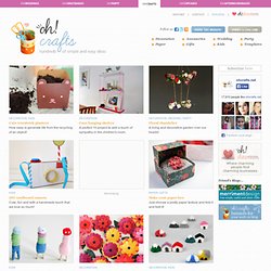 Inspiration and original craft ideas for weddings, parties, children, such as home decoration, gifts, cards, personal accessories and templates
