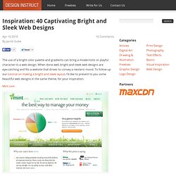 Inspiration: 40 Captivating Bright and Sleek Web Designs