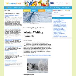 Winter Creative Writing & Blogging Prompts, Christmas Snow Photo Inspiration