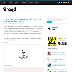 Logo Design Inspiration: 30 Creative Bar and Cafe Logos