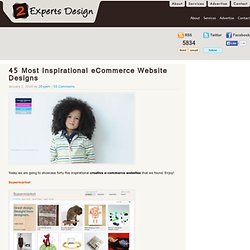 45 Most Inspirational eCommerce Website Designs