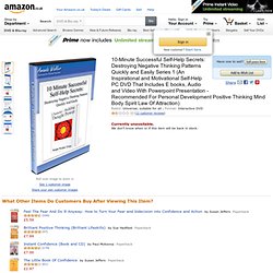 10-Minute Successful Self-Help Secrets: Destroying Negative Thinking Patterns Quickly and Easily Series 1 A Self-Help PC DVD That Includes E books, Audio and Video With Powerpoint Presentation Interactive DVD: Amazon.co.uk: Amanda Walker: Film & TV