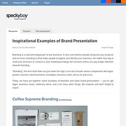 Inspirational Examples of Brand Presentation