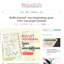 Bullet journal - Inspirations trouvées sur Instagram
