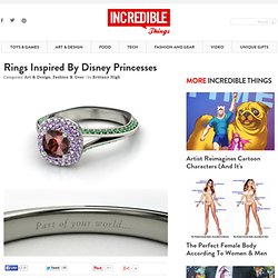 Magical Rings Inspired By Disney Princesses
