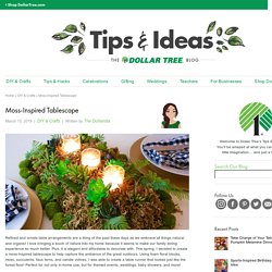 Moss-Inspired Tablescape